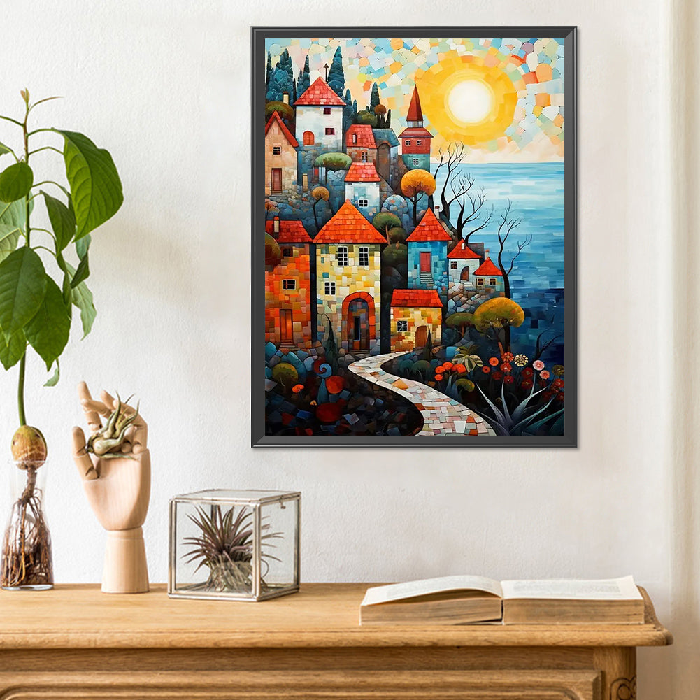 Diamond Painting - Full Round - color house (30*40CM)