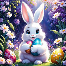 Load image into Gallery viewer, Diamond Painting - Full Round - easter bunny eggs (30*30CM)

