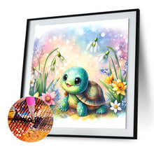 Load image into Gallery viewer, Diamond Painting - Full Round - spring turtle (30*30CM)
