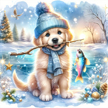 Load image into Gallery viewer, Diamond Painting - Full Round - dog (40*40CM)
