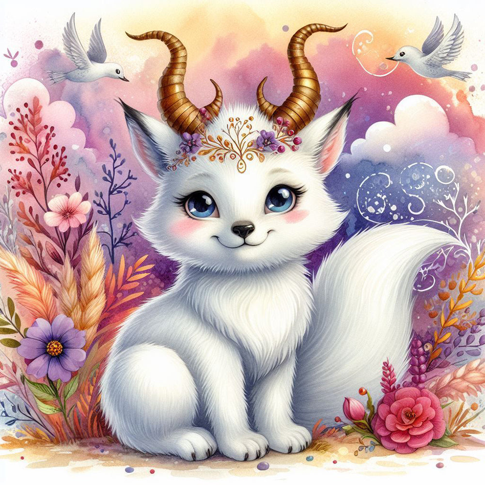 Diamond Painting - Full Round - fox (40*40CM)