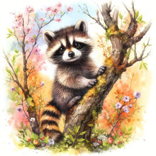 Load image into Gallery viewer, Diamond Painting - Full Round - raccoon (40*40CM)
