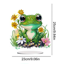 Load image into Gallery viewer, Special Shaped Desktop Diamond Art Kits Single-Side Frog Flower for Office Decor

