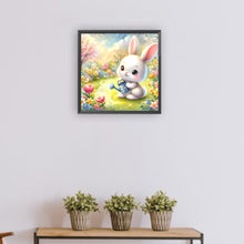 Load image into Gallery viewer, Diamond Painting - Full Round - Rabbit watering flowers (30*30CM)
