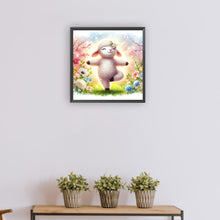 Load image into Gallery viewer, Diamond Painting - Full Round - practicing sheep (30*30CM)
