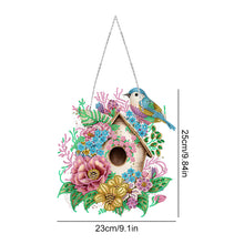 Load image into Gallery viewer, Single Side 5D Bird Cage Bee Ladybird Diamond Painting Dots Pendant Wall Decor
