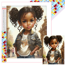 Load image into Gallery viewer, Diamond Painting - Full Square - black girl (30*40CM)
