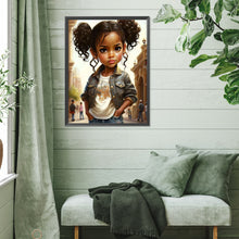 Load image into Gallery viewer, Diamond Painting - Full Square - black girl (30*40CM)
