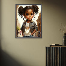 Load image into Gallery viewer, Diamond Painting - Full Square - black girl (30*40CM)

