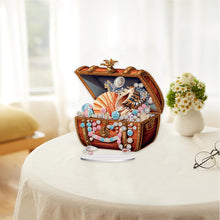 Load image into Gallery viewer, Special Shaped Pearl Seashell Treasure Box Diamond Painting Desktop Ornaments
