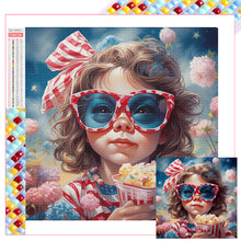 Load image into Gallery viewer, Diamond Painting - Full Square - popcorn kid (40*40CM)
