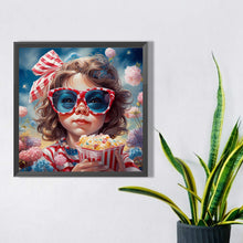 Load image into Gallery viewer, Diamond Painting - Full Square - popcorn kid (40*40CM)

