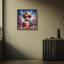 Load image into Gallery viewer, Diamond Painting - Full Square - popcorn kid (40*40CM)
