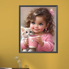 Load image into Gallery viewer, Diamond Painting - Full Square - little girl (40*50CM)
