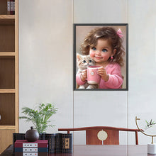 Load image into Gallery viewer, Diamond Painting - Full Square - little girl (40*50CM)

