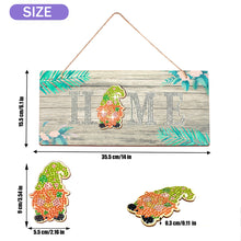 Load image into Gallery viewer, DIY Diamond Painting Welcome Sign Detachable Decor for Wall Front Door for Kids
