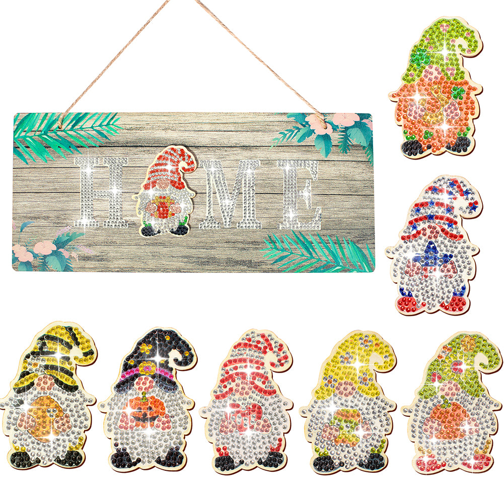 DIY Diamond Painting Welcome Sign Detachable Decor for Wall Front Door for Kids