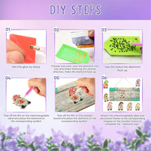 Load image into Gallery viewer, DIY Diamond Painting Welcome Sign Detachable Decor for Wall Front Door for Kids
