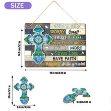 Load image into Gallery viewer, DIY Diamond Painting Welcome Sign Detachable Decor for Wall Front Door for Kids
