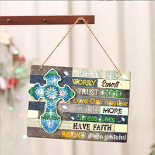Load image into Gallery viewer, DIY Diamond Painting Welcome Sign Detachable Decor for Wall Front Door for Kids
