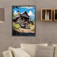 Load image into Gallery viewer, Diamond Painting - Full Round - house motorcycle (30*40CM)

