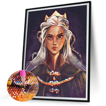 Load image into Gallery viewer, Diamond Painting - Full Round - simple girl drawing (30*40CM)
