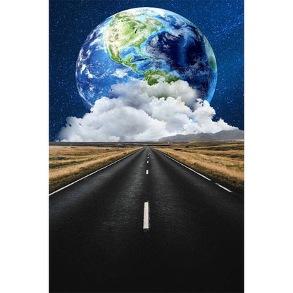AB Diamond Painting - Full Round - Scenery along the road (40*60CM)