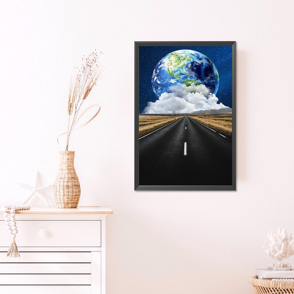 AB Diamond Painting - Full Round - Scenery along the road (40*60CM)
