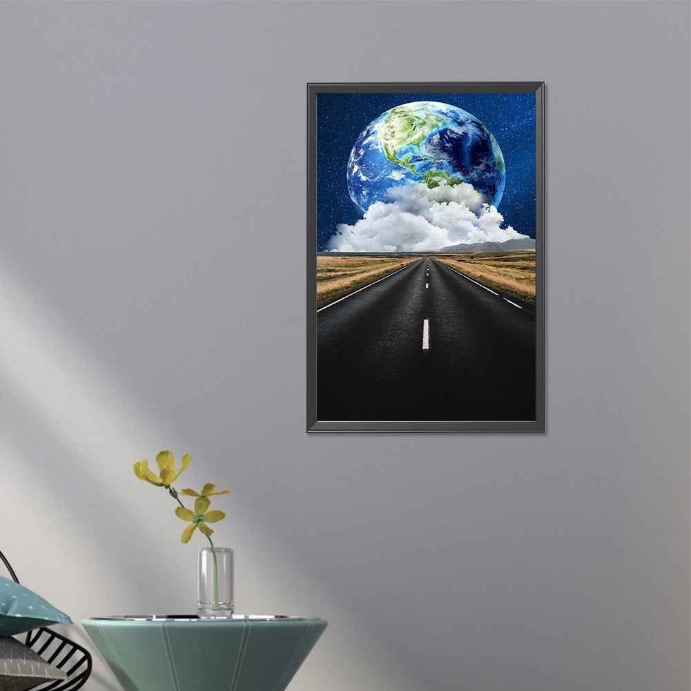 AB Diamond Painting - Full Round - Scenery along the road (40*60CM)