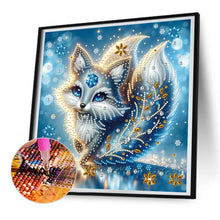 Load image into Gallery viewer, Diamond Painting - Partial Special Shaped - two-tailed fox (30*30CM)
