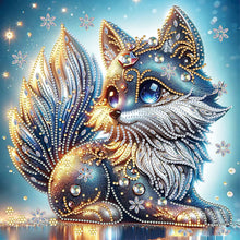 Load image into Gallery viewer, Diamond Painting - Partial Special Shaped - Little Fox (30*30CM)
