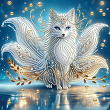 Load image into Gallery viewer, Diamond Painting - Partial Special Shaped - white fox (30*30CM)
