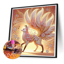 Load image into Gallery viewer, Diamond Painting - Partial Special Shaped - pink fox (30*30CM)
