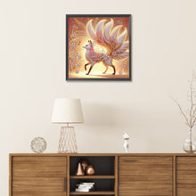 Load image into Gallery viewer, Diamond Painting - Partial Special Shaped - pink fox (30*30CM)
