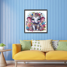 Load image into Gallery viewer, Diamond Painting - Partial Special Shaped - elephant (30*30CM)
