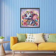 Load image into Gallery viewer, Diamond Painting - Partial Special Shaped - elephant (30*30CM)
