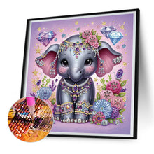 Load image into Gallery viewer, Diamond Painting - Partial Special Shaped - elephant (30*30CM)
