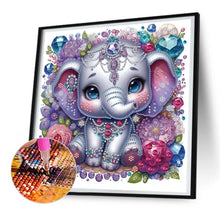 Load image into Gallery viewer, Diamond Painting - Partial Special Shaped - elephant (30*30CM)
