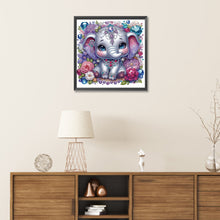 Load image into Gallery viewer, Diamond Painting - Partial Special Shaped - elephant (30*30CM)
