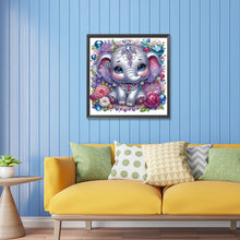 Load image into Gallery viewer, Diamond Painting - Partial Special Shaped - elephant (30*30CM)
