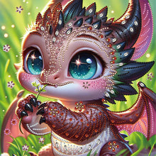 Load image into Gallery viewer, Diamond Painting - Partial Special Shaped - Xiaolong (30*30CM)
