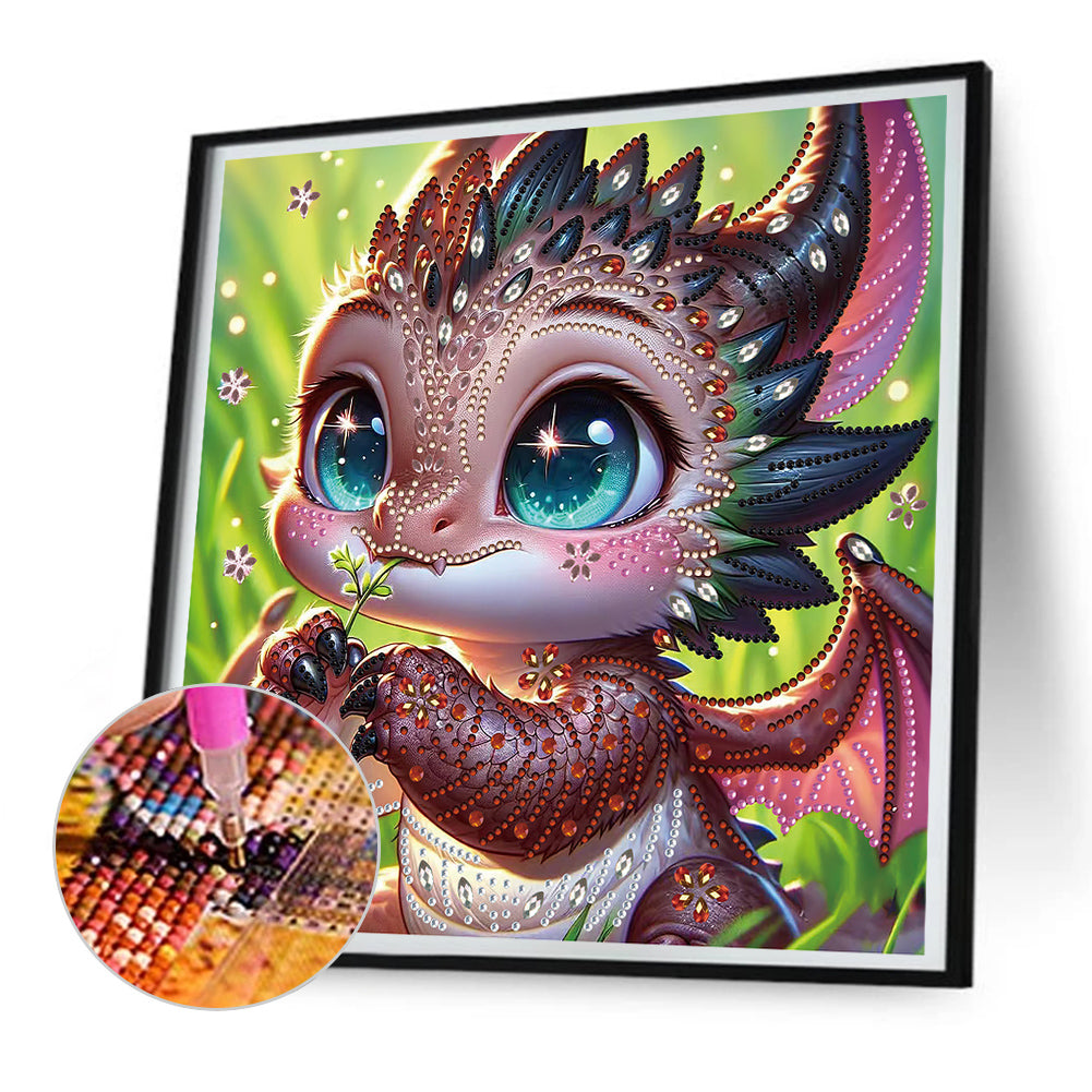 Diamond Painting - Partial Special Shaped - Xiaolong (30*30CM)
