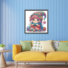 Load image into Gallery viewer, Diamond Painting - Partial Special Shaped - The knitting gnome (30*30CM)
