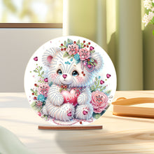 Load image into Gallery viewer, Special Shaped Bear Diamond Painting Tabletop Kit Home Office Decor (White Bear)
