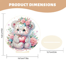Load image into Gallery viewer, Special Shaped Bear Diamond Painting Tabletop Kit Home Office Decor (White Bear)

