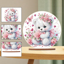 Load image into Gallery viewer, Special Shaped Bear Diamond Painting Tabletop Kit Home Office Decor (Sad Bear)
