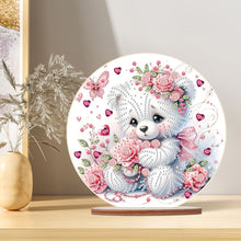 Load image into Gallery viewer, Special Shaped Bear Diamond Painting Tabletop Kit Home Office Decor (Sad Bear)
