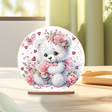Load image into Gallery viewer, Special Shaped Bear Diamond Painting Tabletop Kit Home Office Decor (Sad Bear)

