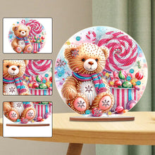 Load image into Gallery viewer, Special Shaped Bear Diamond Painting Tabletop Kit Home Office Decor (Candy Bear)
