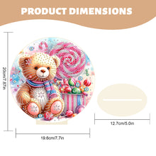 Load image into Gallery viewer, Special Shaped Bear Diamond Painting Tabletop Kit Home Office Decor (Candy Bear)
